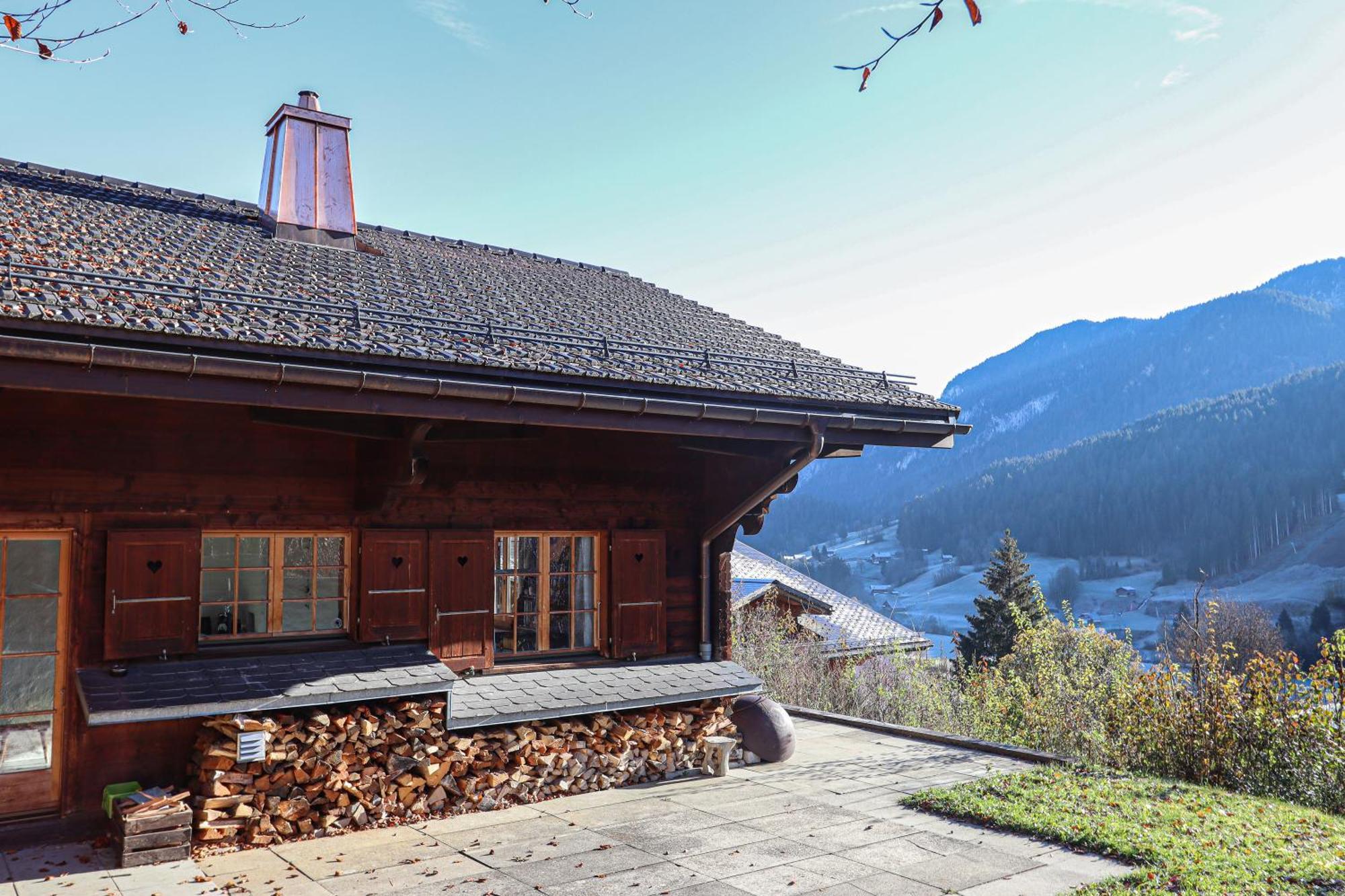 Les Jumelles Villa Gstaad Eksteriør billede
