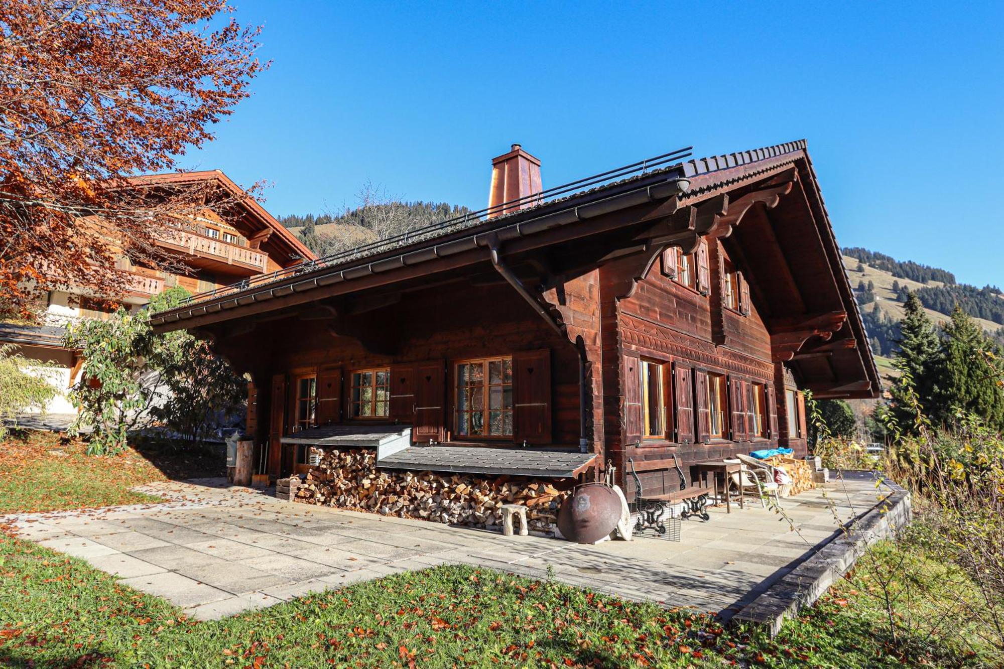 Les Jumelles Villa Gstaad Eksteriør billede